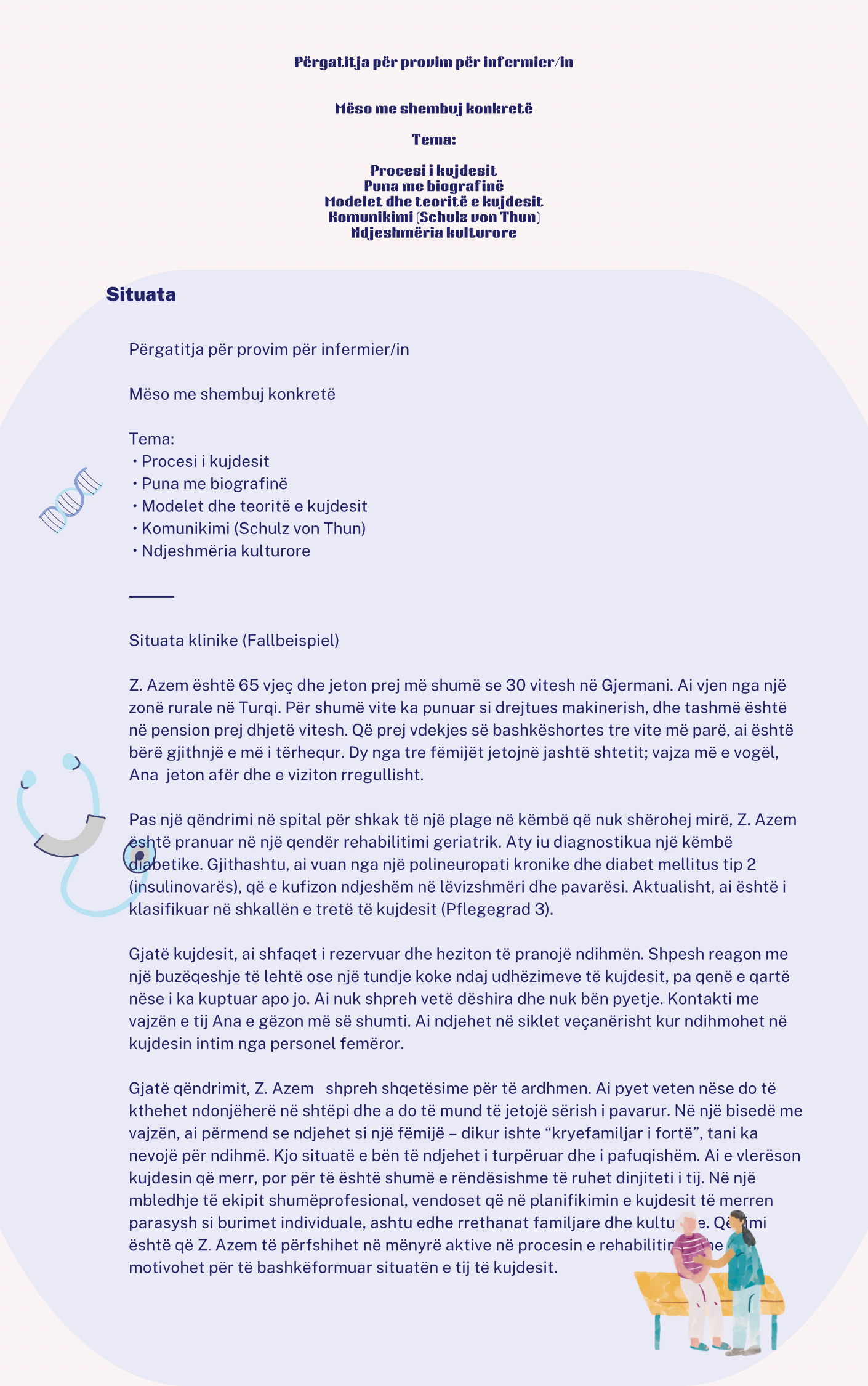 Pyetje & Zgjidhje – Përgatitje Provimi për Infermierë