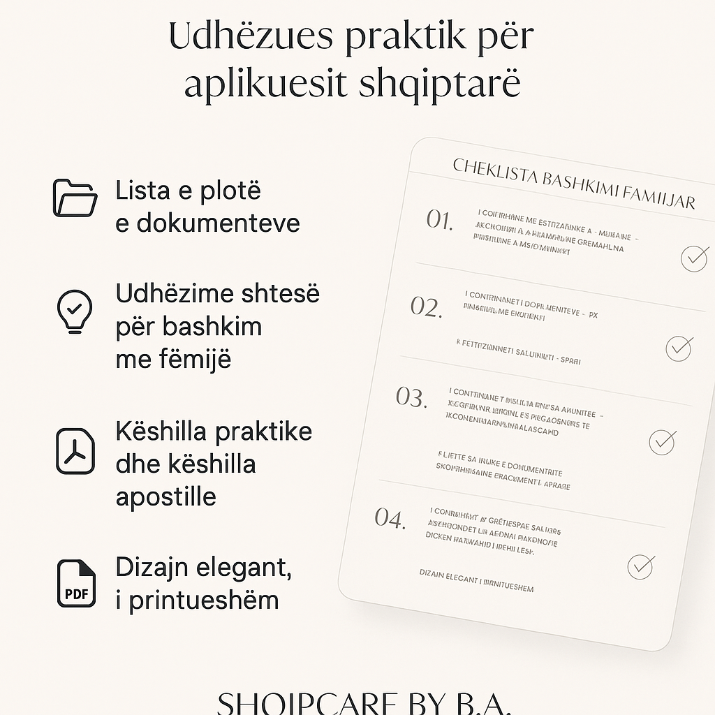 Chekliste Bashkimi Familjar