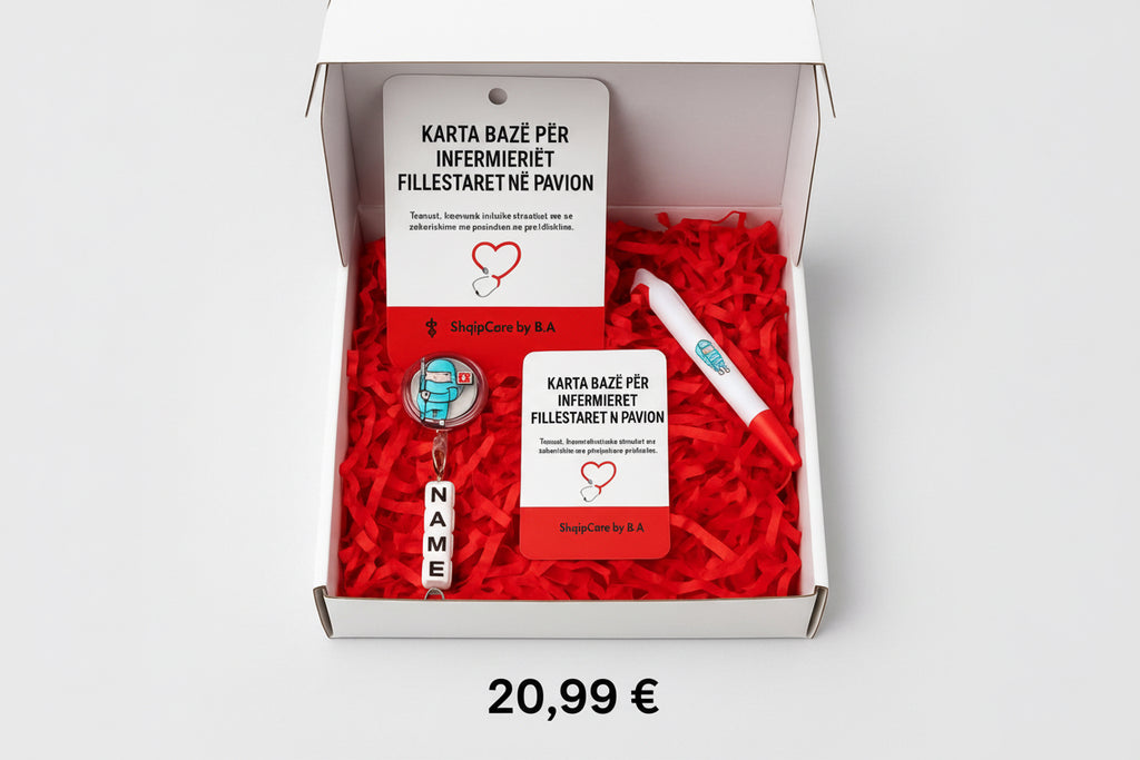 Kutia e Infermierëve – Personalizuar | Pflege-Box für Pflegekräfte